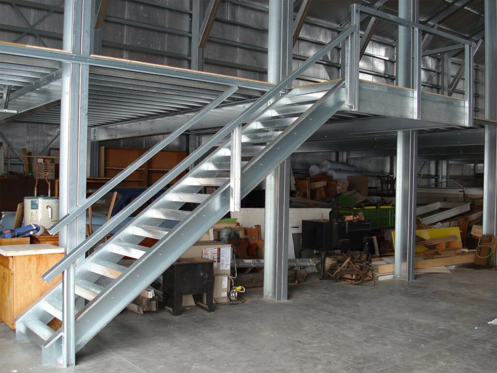 steel stairs - garage or shop